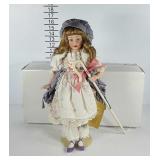 Franklin Heirloom Dolls, Little Bo Peep porcelain