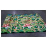 Barnyard pattern play mat. Approximately 4