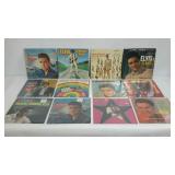 Ten ELVIS record albums with jackets. Some from