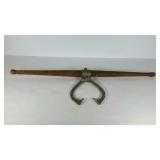 Two person hay or iceblock hook. 47" across.