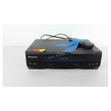 Panasonic Omni vision VHS player with remote,