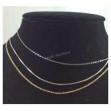 Three Different Size Necklaces   ,