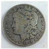 1901-0  Morgan Dollar