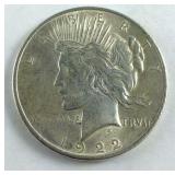 1922 Peace Dollar