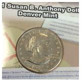 1981 Susan B. Anthony Dollar Denver Mint,