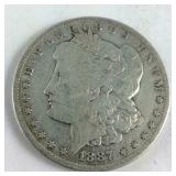 1887-S Morgan Dollar