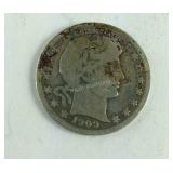 1909 Barber Quarter