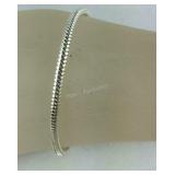 Sterling silver bracelet 7.5in