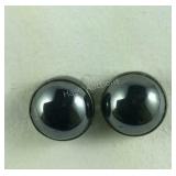 Sterling silver hematite earrings