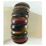 Bracelet, tigers eye bloodstone