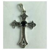 Artisan crafted sterling natural Thai black