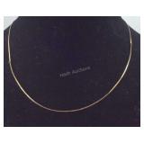 14k gold chain tests gold 20in 1.7grams