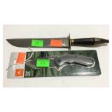 "Florez" knife handle damage and a frame lock