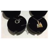 Two Disney necklaces