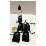 Snow globe and five mini bibles