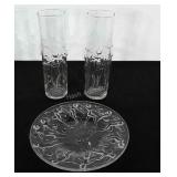 Libbey Glass La Femme nude ladies glasses and 8