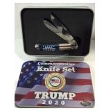 Donald Trump commemorative knife set
