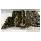 Two camo face covers with tags