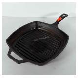 Lodge cast iron grill pan, 9"