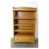STANLEY Furniture bookcase with bottom drawer.