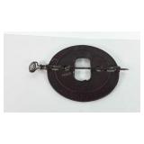 Griswold cast iron flue cover, 10"