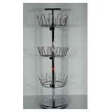 Chrome shoe tree.  Stands 38" tall. Seller code