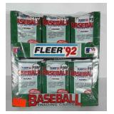 1992 Fleer baseball trading cards, full box,