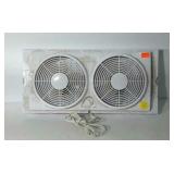Twin 2-speed window fan, tested and works