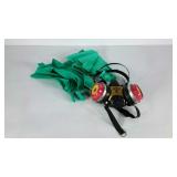 Two pairs of size 10 rubber gloves and an MSA