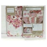 Two Echodesign tablecloths 70in round