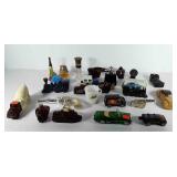 Decanters, Avon cup, cologne/perfume bottles and