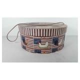 Decorative box, 14 1/2" diameter