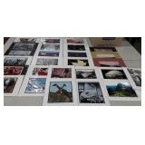 Matted photographs, includes 38 total, 11" x 14"