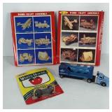 Hot Wheels big rig truck, White House race car by