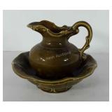 McCoy bowl and pitcher, 8"