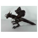 Dragon junk yard art, 19" L x 11" H