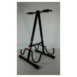 QUICK LOK dual guitar stand.