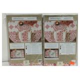 Two Echodesign tablecloths 70in round