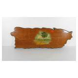 Wooden map of Puerto Rico,  36x13