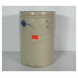 2 gallon stoneware crock, unmarked except for the