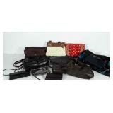 Purse / wallet / bag lot. Makers include Rosetti,