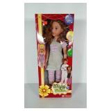 Wispy Walker Doll with original box.  Stands