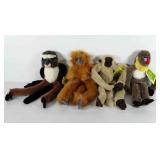 Wild Republic hanging plush monkeys and baboon,