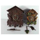 Wooden clock parts