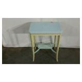 Accent table, has been painted,  26" tall