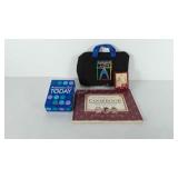 American Girl doll items, includes Kit charm,