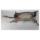 Blue Streak Washer Ringer to, marked Lovell Mfg.