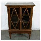 Curio cabinet, 15 x 30 x 43, wear and separation