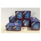 Crystal glassware, 9 wine, 15 goblets, 6 rocks