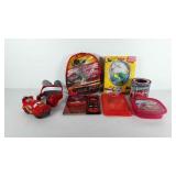 Disney Pixar Cars items, includes plastic